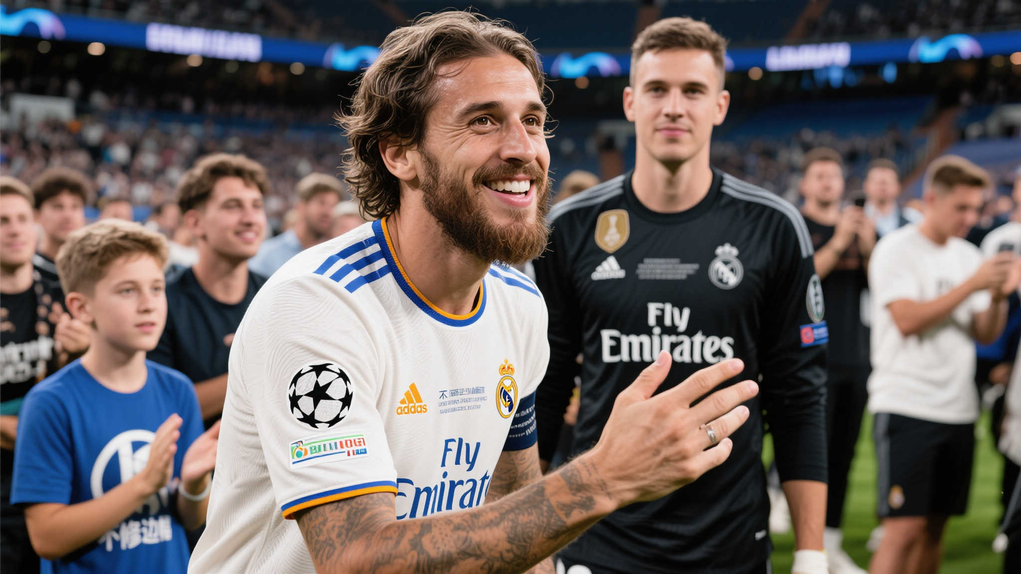 阿诺德晒庆祝照遭怀森调侃:嘴巴合上点 阿诺德晒庆祝照遭怀森调侃:嘴巴合上点