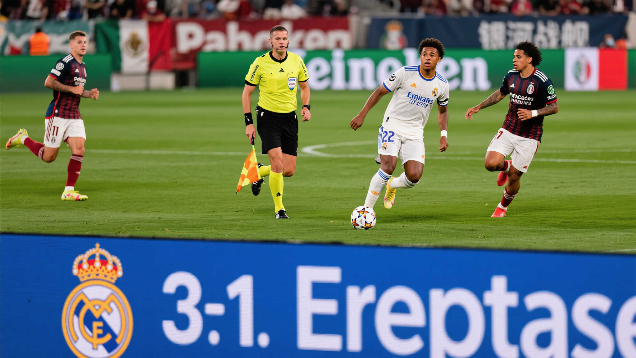 皇马十人逆转3-1帕丘卡,贝林厄姆巴尔韦德建功,阿森西奥遭罚出场 皇马十人逆转3-1帕丘卡,贝林厄姆巴尔韦德建功,阿森西奥遭罚出场